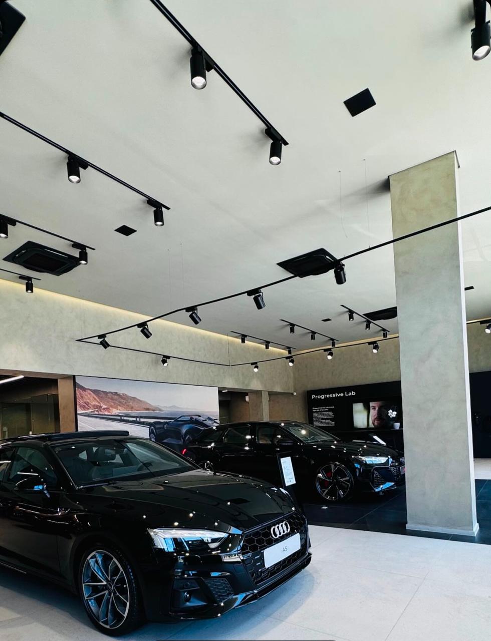 Climatização profissional em showroom